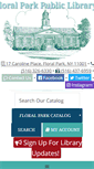 Mobile Screenshot of floralparklibrary.org